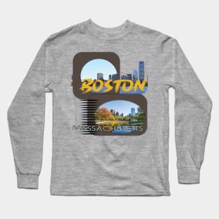 Boston Massachusetts Long Sleeve T-Shirt